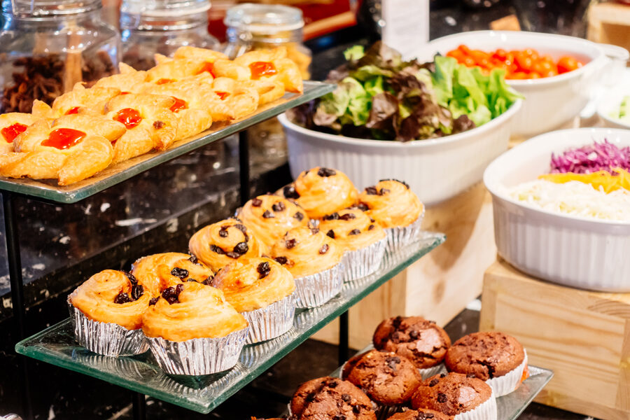 Catering services provided at the Paramount Exhibition Centre